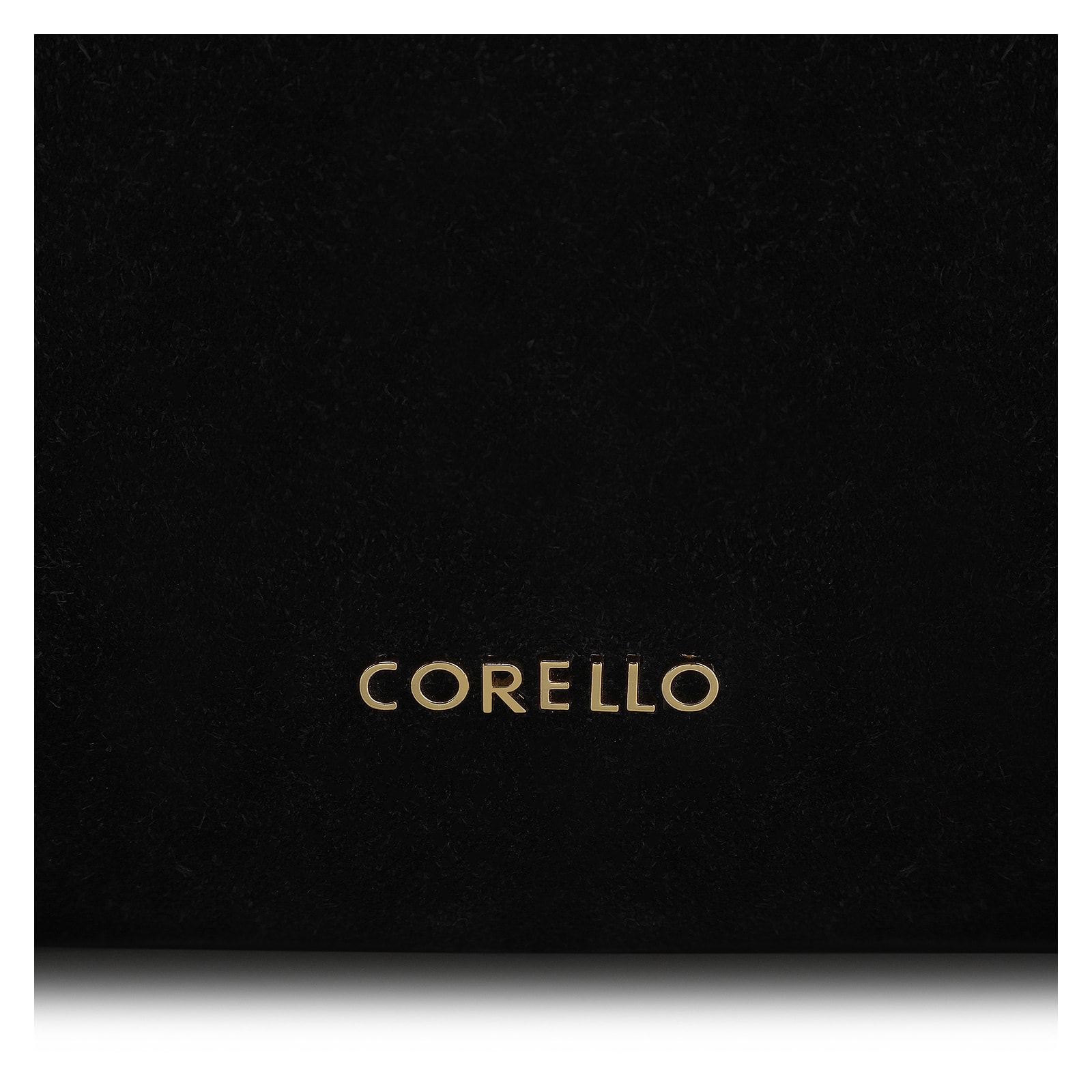 Bolsa Hobo Couro Camurça Preto/Couro Preto