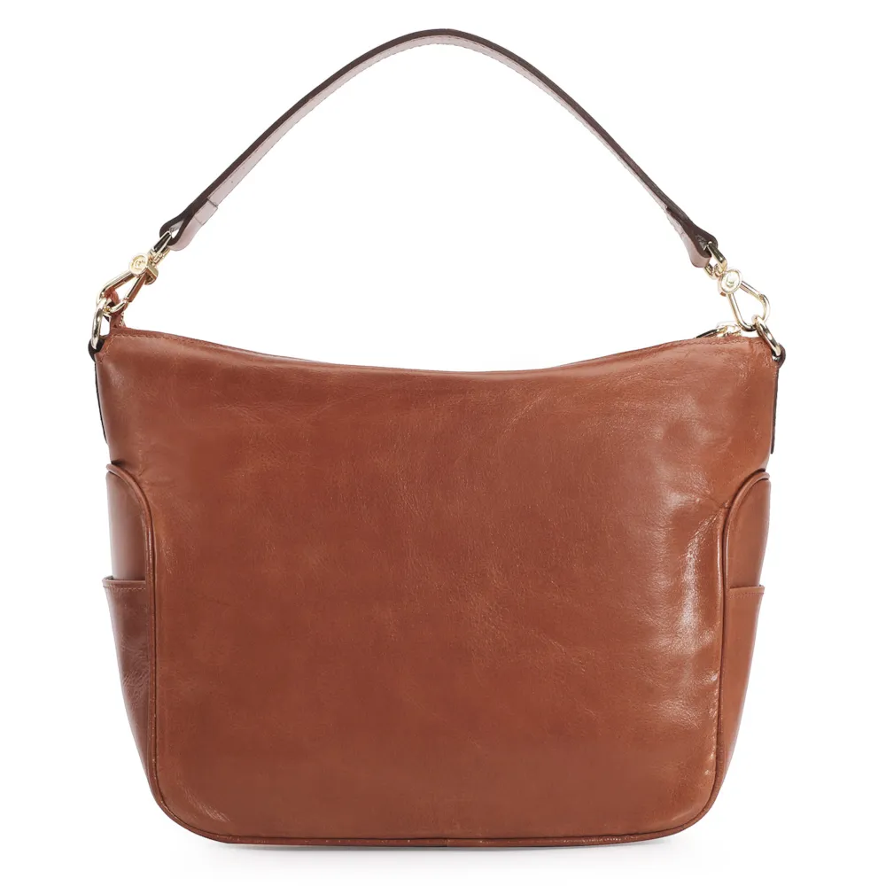 Bolsa Hobo Couro Caramelo - imagem 3