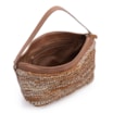 Bolsa Hobo Couro Dourado/Marrom - imagem 4