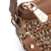 Bolsa Hobo Couro Dourado/Marrom - imagem 6