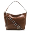 Bolsa Hobo Couro Marrom - imagem 1