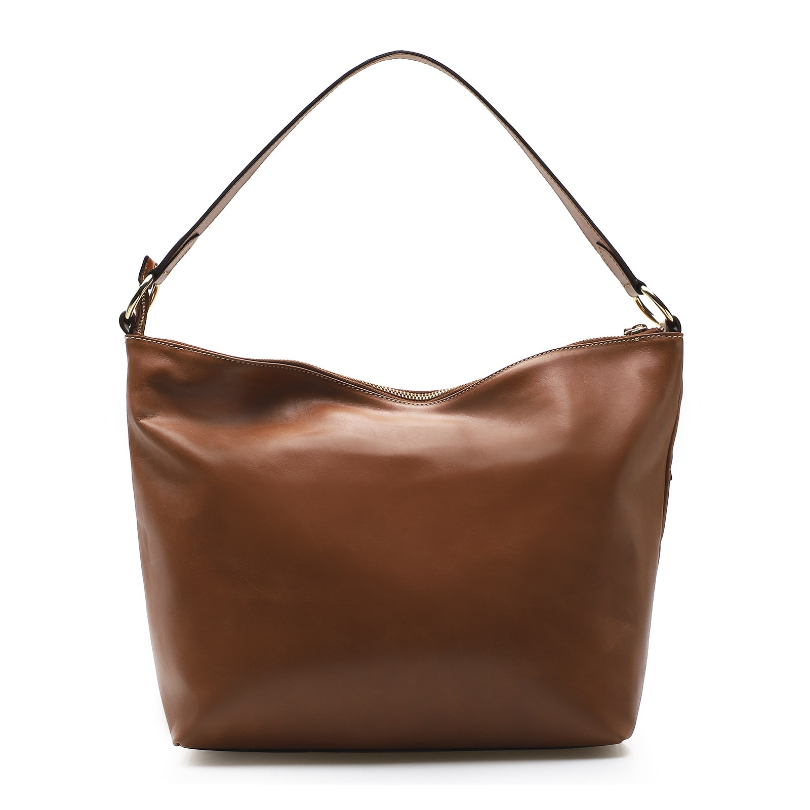 Bolsa Hobo Couro Marrom