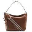 Bolsa Hobo Couro Marrom - imagem 1