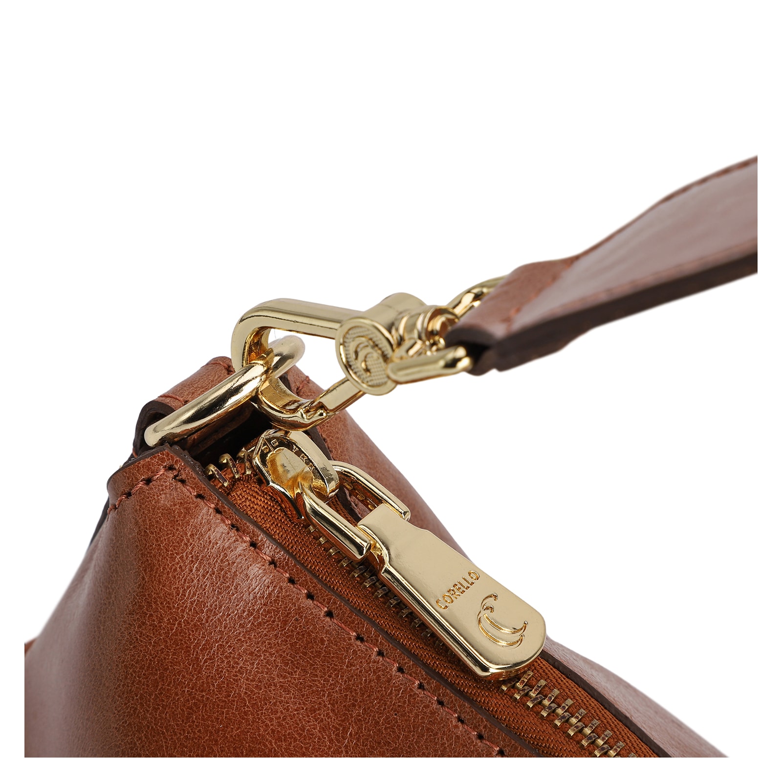 Bolsa Hobo Couro Marrom