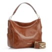 Bolsa Hobo Couro Marrom - imagem 2