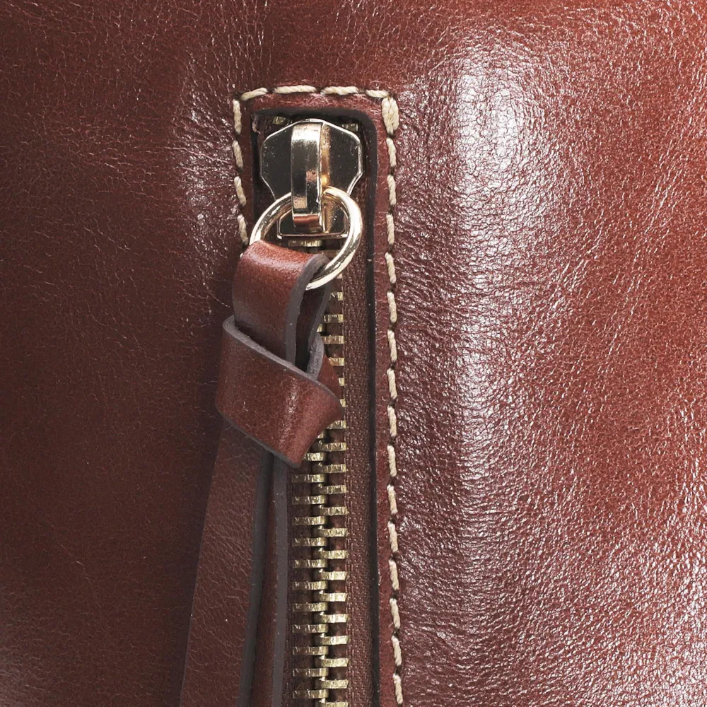Bolsa Hobo Couro Marrom - imagem 5