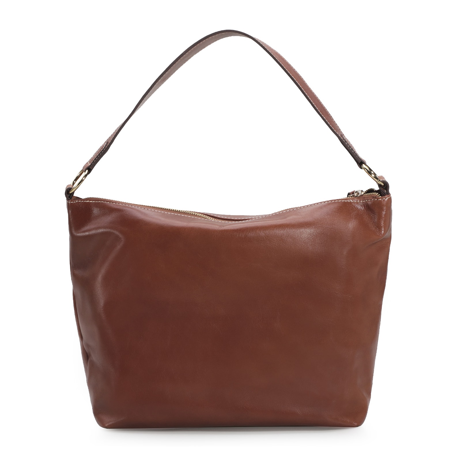 Bolsa Hobo Couro Marrom