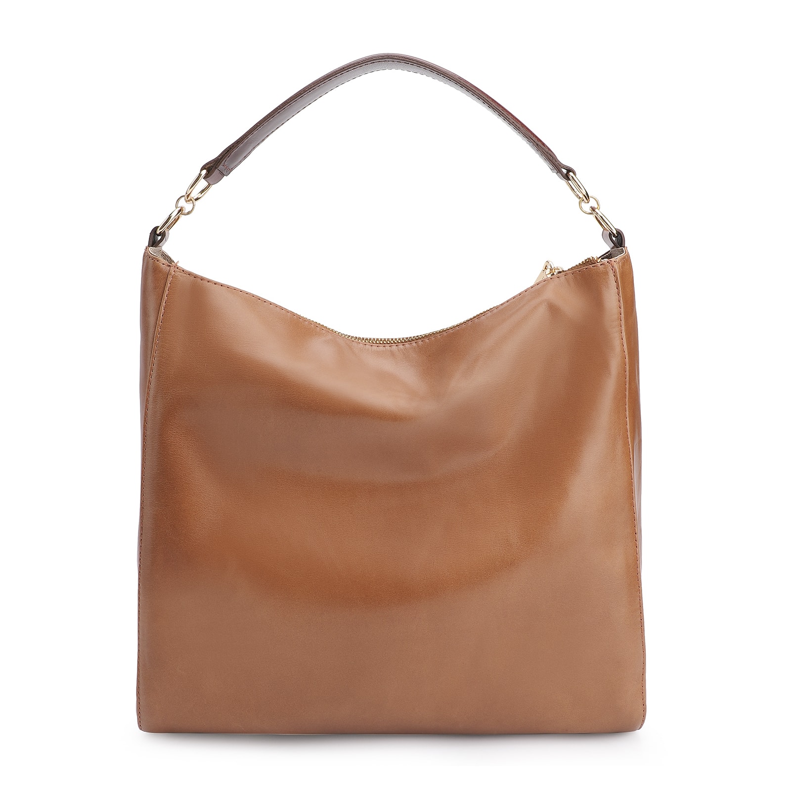 Bolsa Hobo Couro Marrom