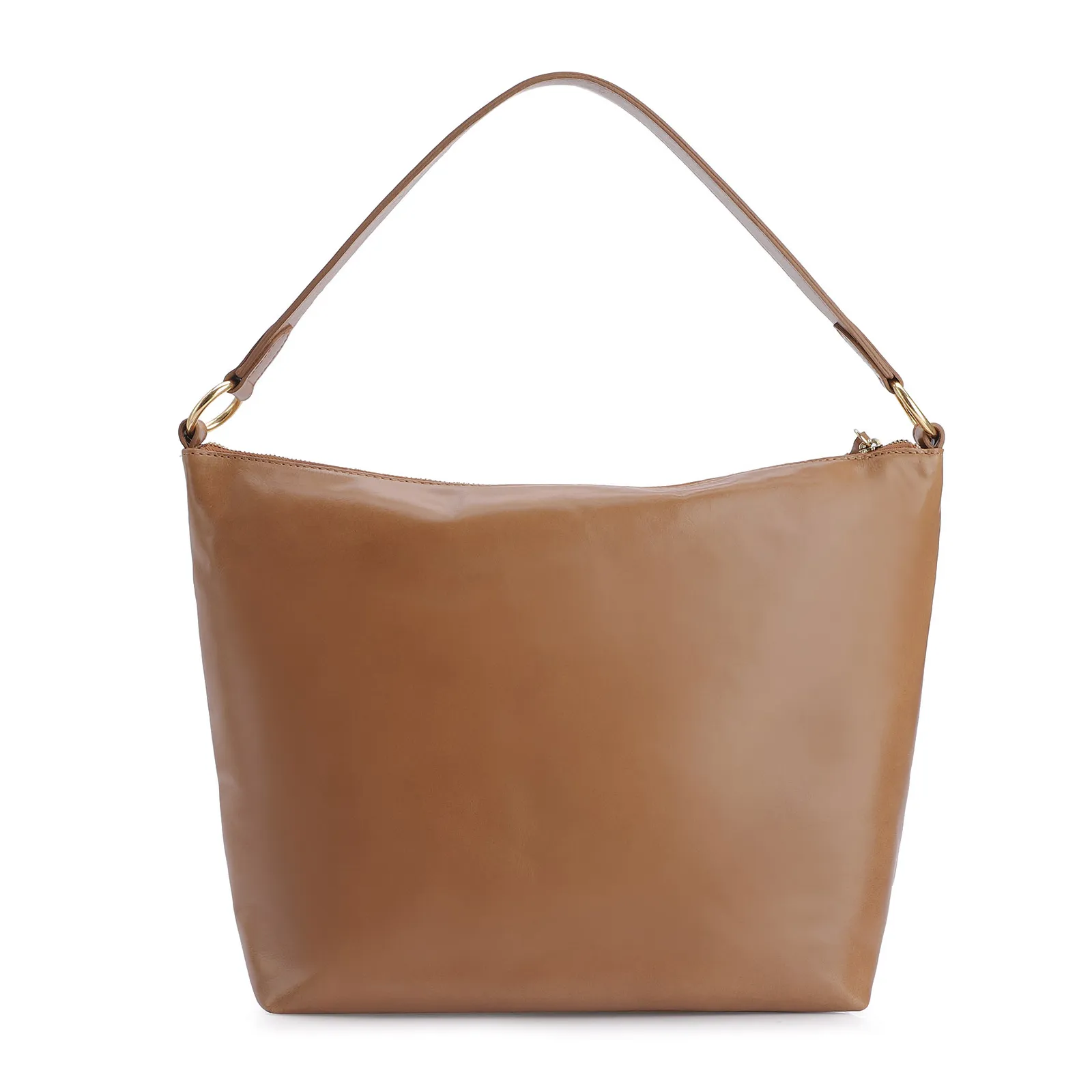 Bolsa Hobo Couro Marrom