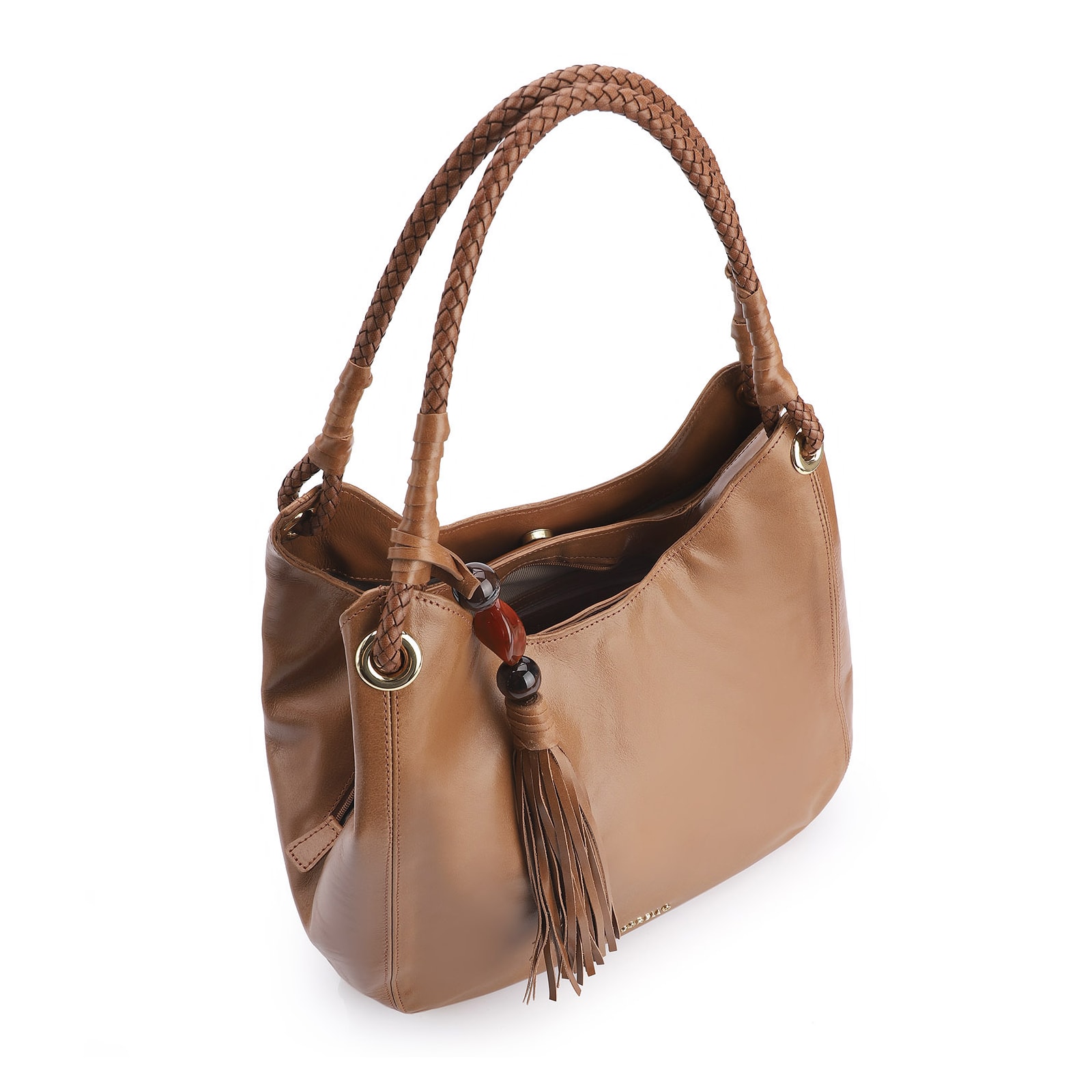 Bolsa Hobo Couro Marrom
