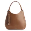 Bolsa Hobo Couro Marrom - imagem 1
