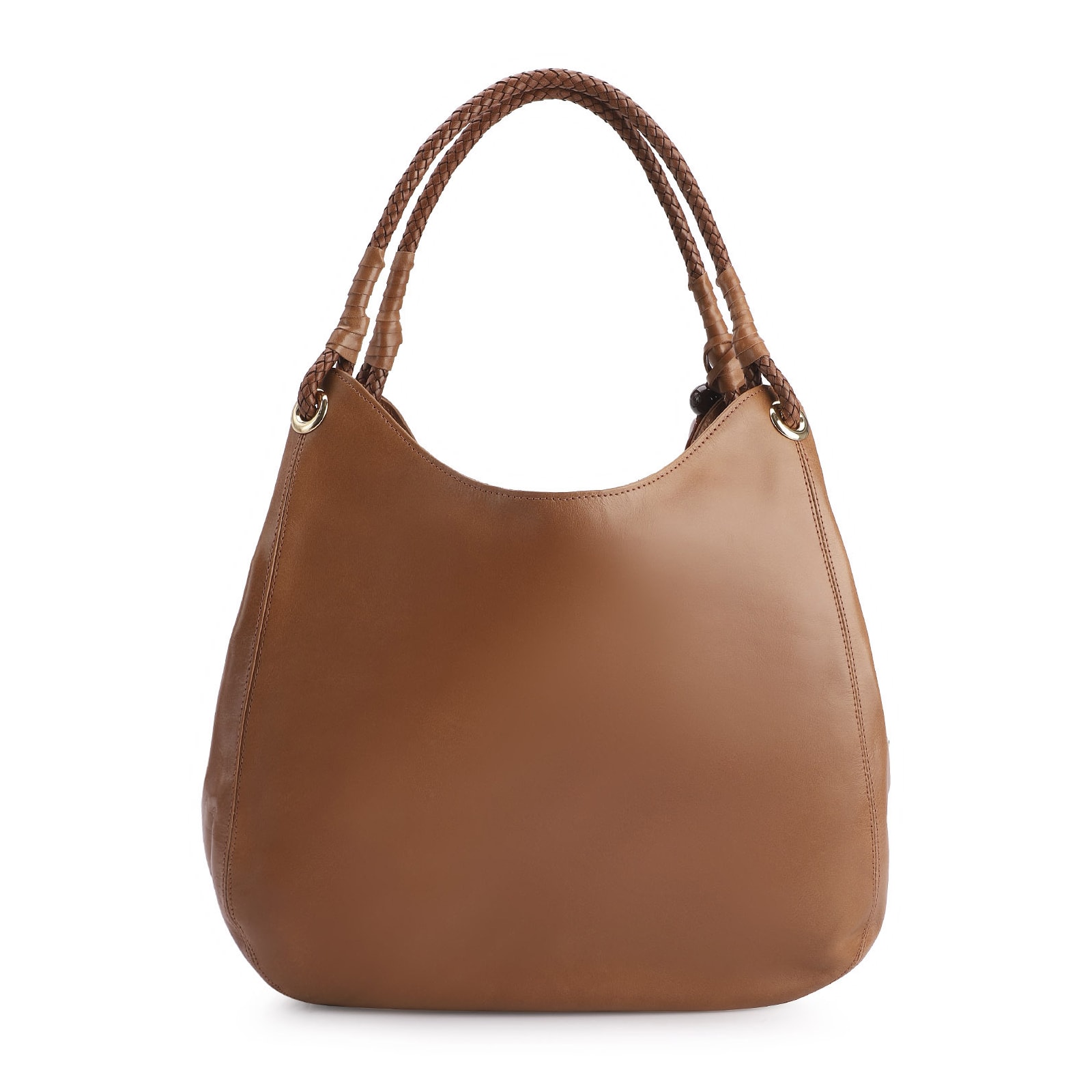 Bolsa Hobo Couro Marrom