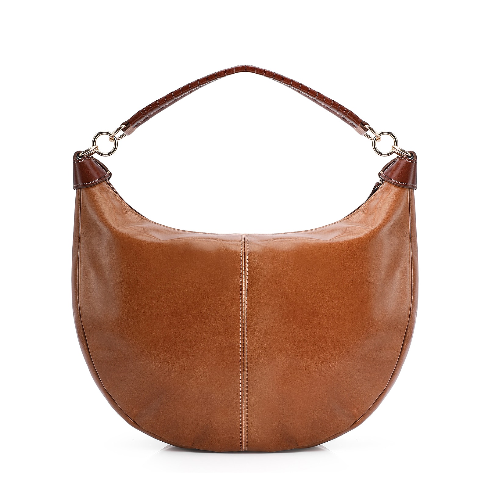 Bolsa Hobo Couro Marrom