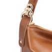 Bolsa Hobo Couro Marrom - imagem 8