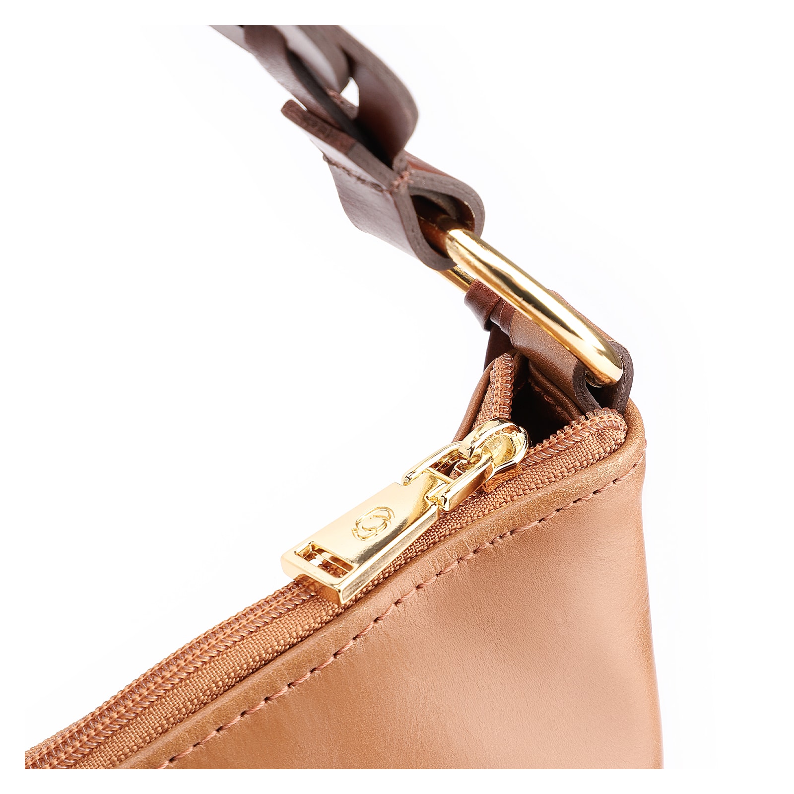 Bolsa Hobo Couro Marrom