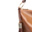 Bolsa Hobo Couro Marrom - imagem 7