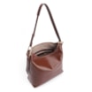 Bolsa Hobo Couro Marrom - imagem 4
