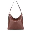 Bolsa Hobo Couro Marrom - imagem 1