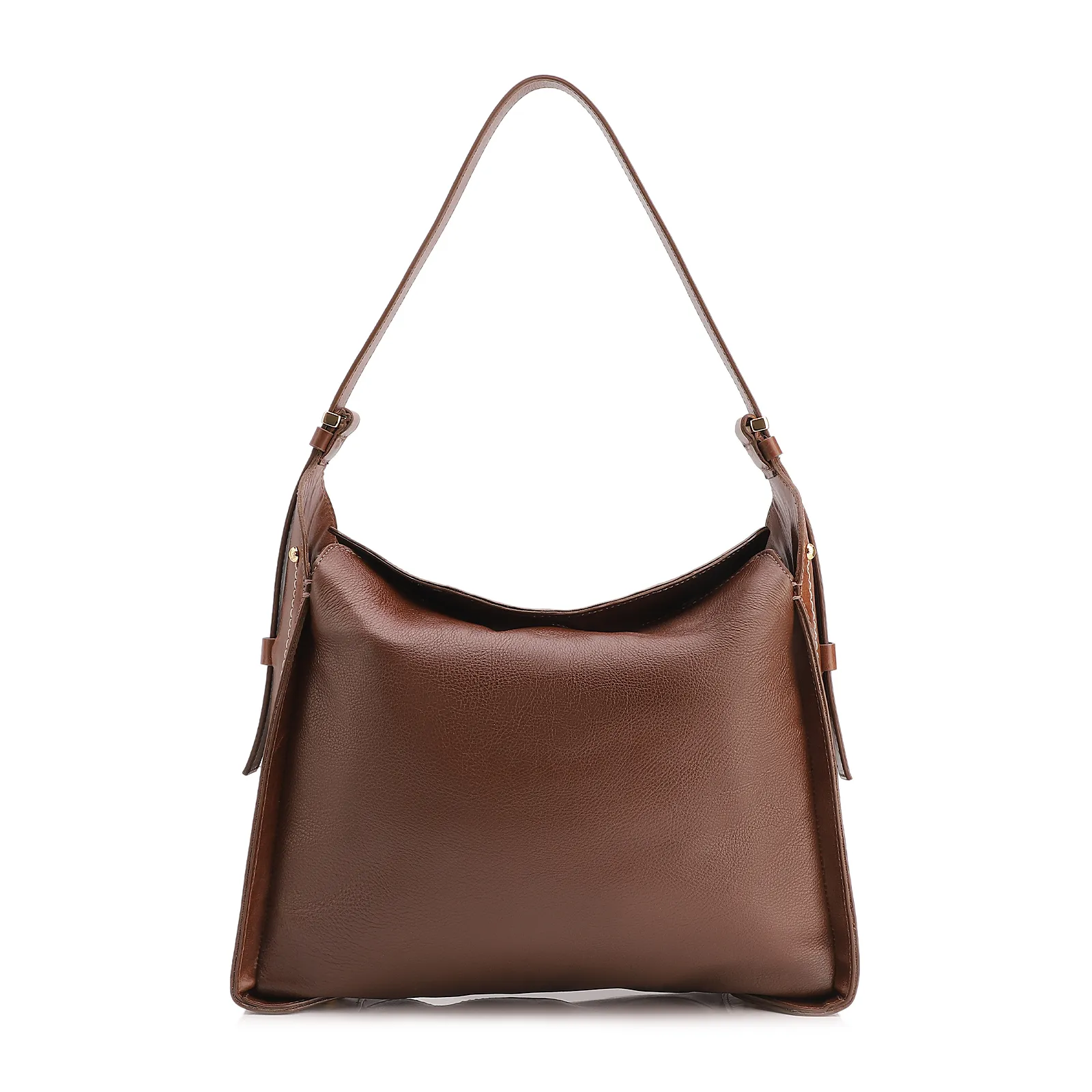 Bolsa Hobo Couro Marrom