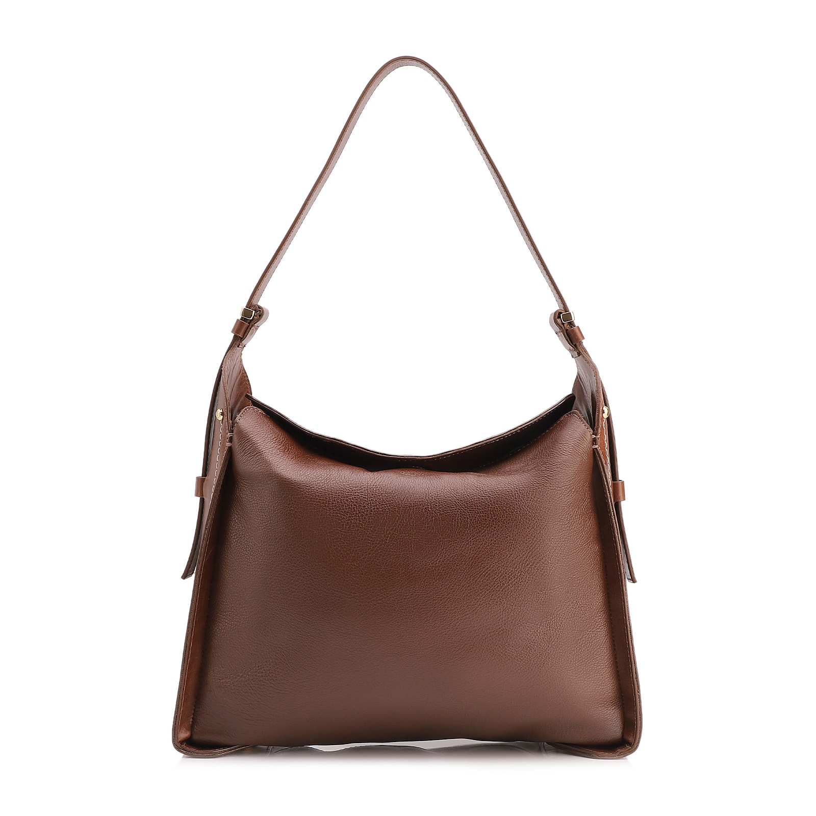 Bolsa Hobo Couro Marrom
