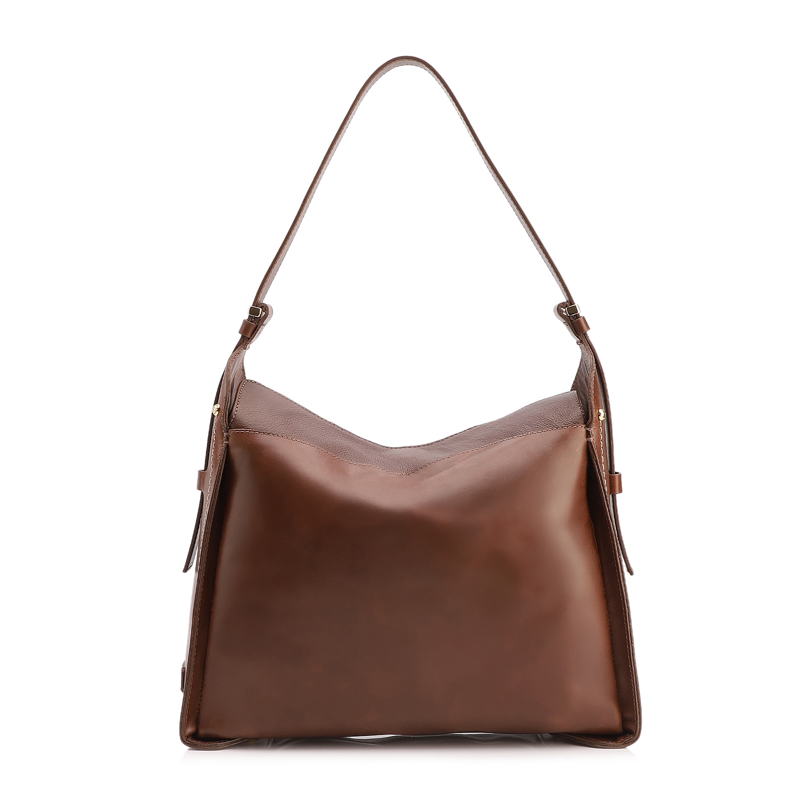 Bolsa Hobo Couro Marrom