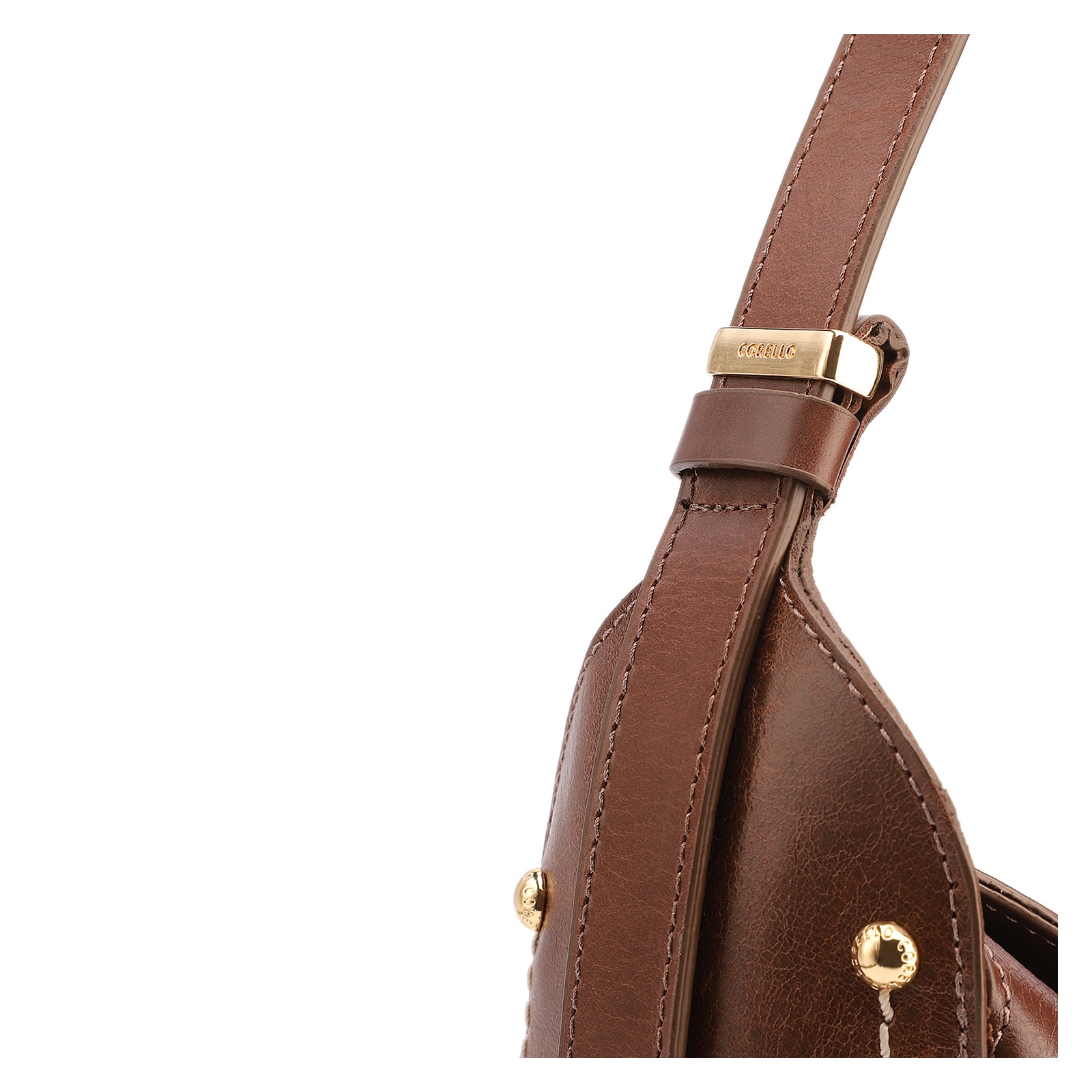 Bolsa Hobo Couro Marrom