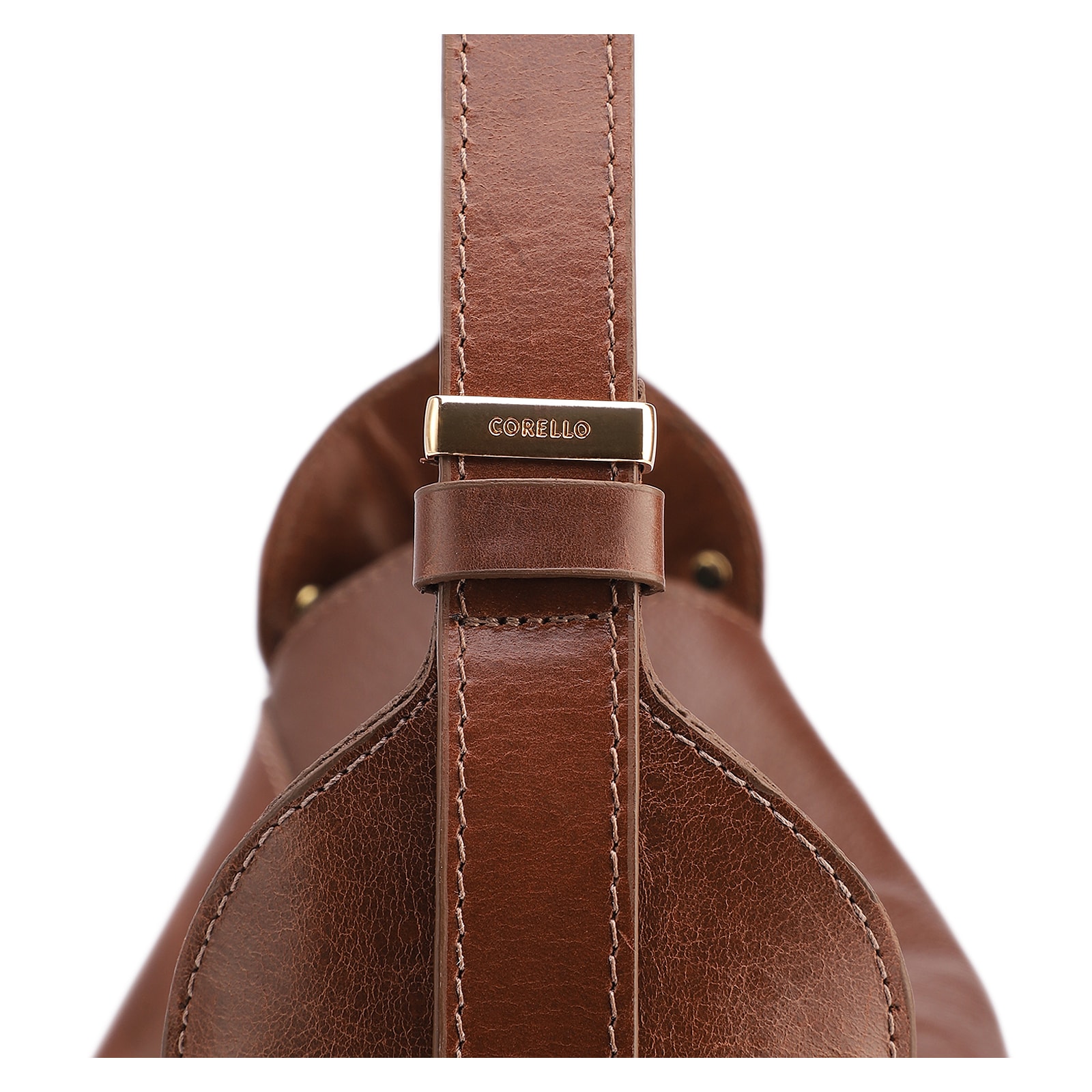 Bolsa Hobo Couro Marrom