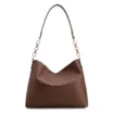 Bolsa Hobo Couro Marrom - imagem 4