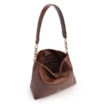Bolsa Hobo Couro Marrom - imagem 5