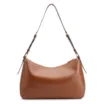  Bolsa Hobo Couro Marrom Claro - imagem 3