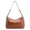  Bolsa Hobo Couro Marrom Claro - imagem 3