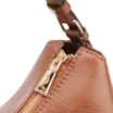  Bolsa Hobo Couro Marrom Claro - imagem 5