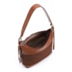 Bolsa Hobo Couro Marrom/Crochet Marrom - imagem 4