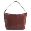 Bolsa Hobo Couro Marrom Escuro - imagem 3
