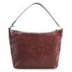 Bolsa Hobo Couro Marrom Escuro - imagem 3