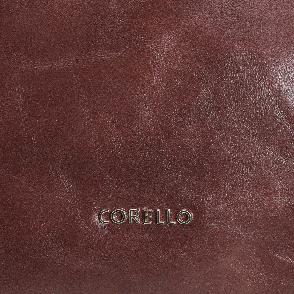 Bolsa Hobo Couro Marrom Escuro - imagem 7