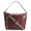 Bolsa Hobo Couro Marrom Escuro - imagem 1