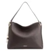 Bolsa Hobo Couro Marrom Escuro - imagem 1