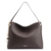 Bolsa Hobo Couro Marrom Escuro - imagem 1