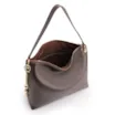 Bolsa Hobo Couro Marrom Escuro - imagem 5
