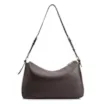  Bolsa Hobo Couro Marrom Escuro - imagem 3