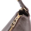  Bolsa Hobo Couro Marrom Escuro - imagem 5