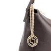  Bolsa Hobo Couro Marrom Escuro - imagem 7