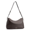  Bolsa Hobo Couro Marrom Escuro - imagem 2