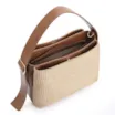 Bolsa Hobo Couro Marrom/Ráfia - imagem 4