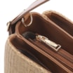 Bolsa Hobo Couro Marrom/Ráfia - imagem 5