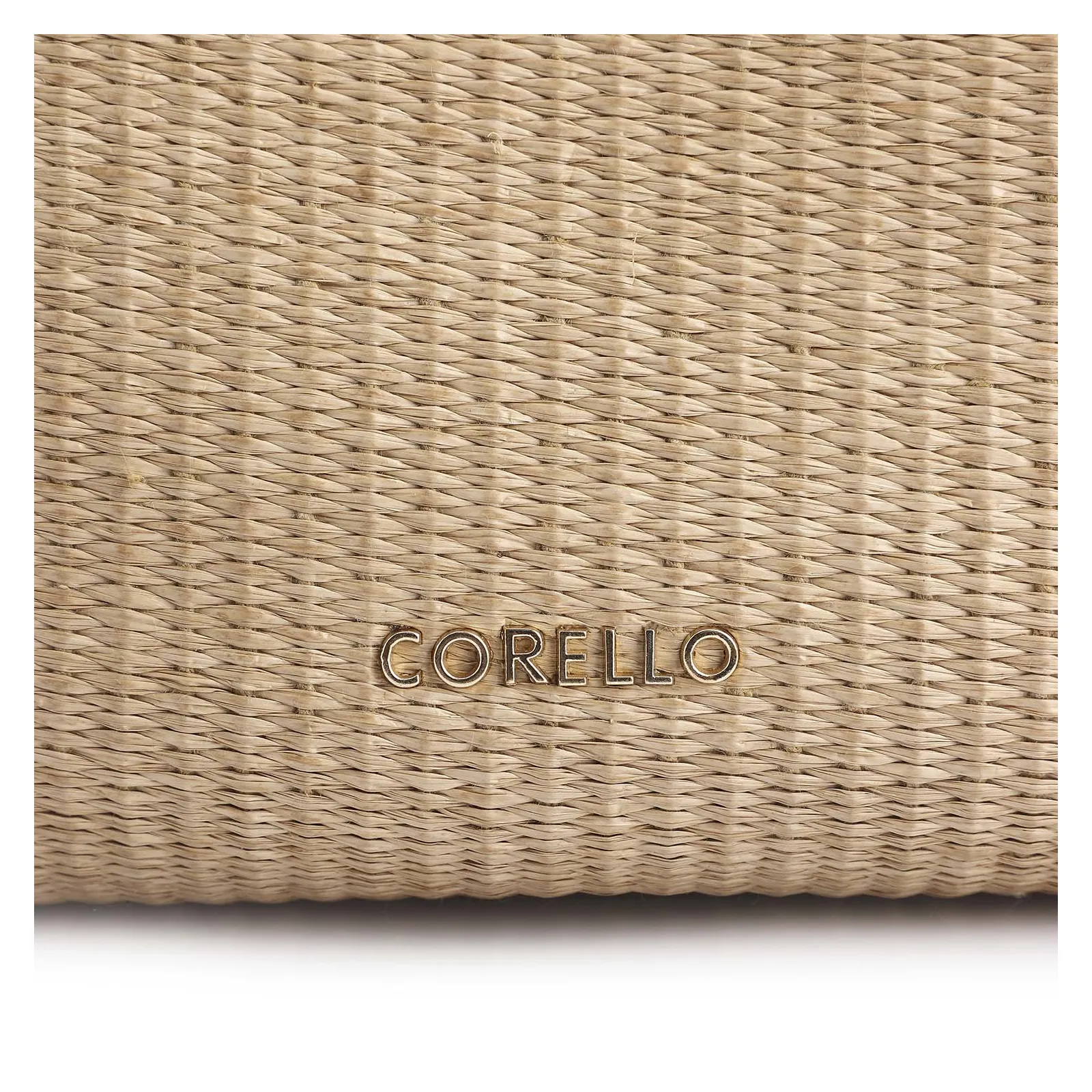 Bolsa Hobo Couro Marrom/Ráfia