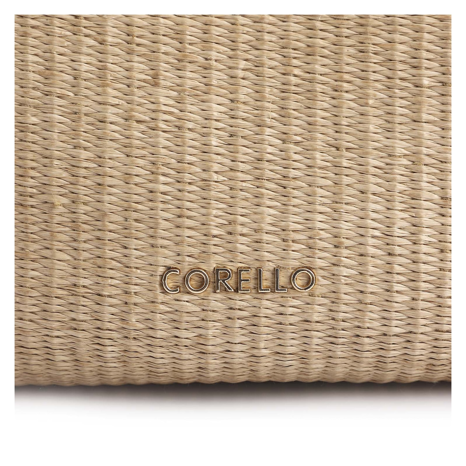 Bolsa Hobo Couro Marrom/Ráfia