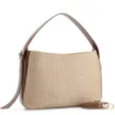 Bolsa Hobo Couro Marrom/Ráfia - imagem 2