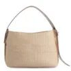 Bolsa Hobo Couro Marrom/Ráfia - imagem 3